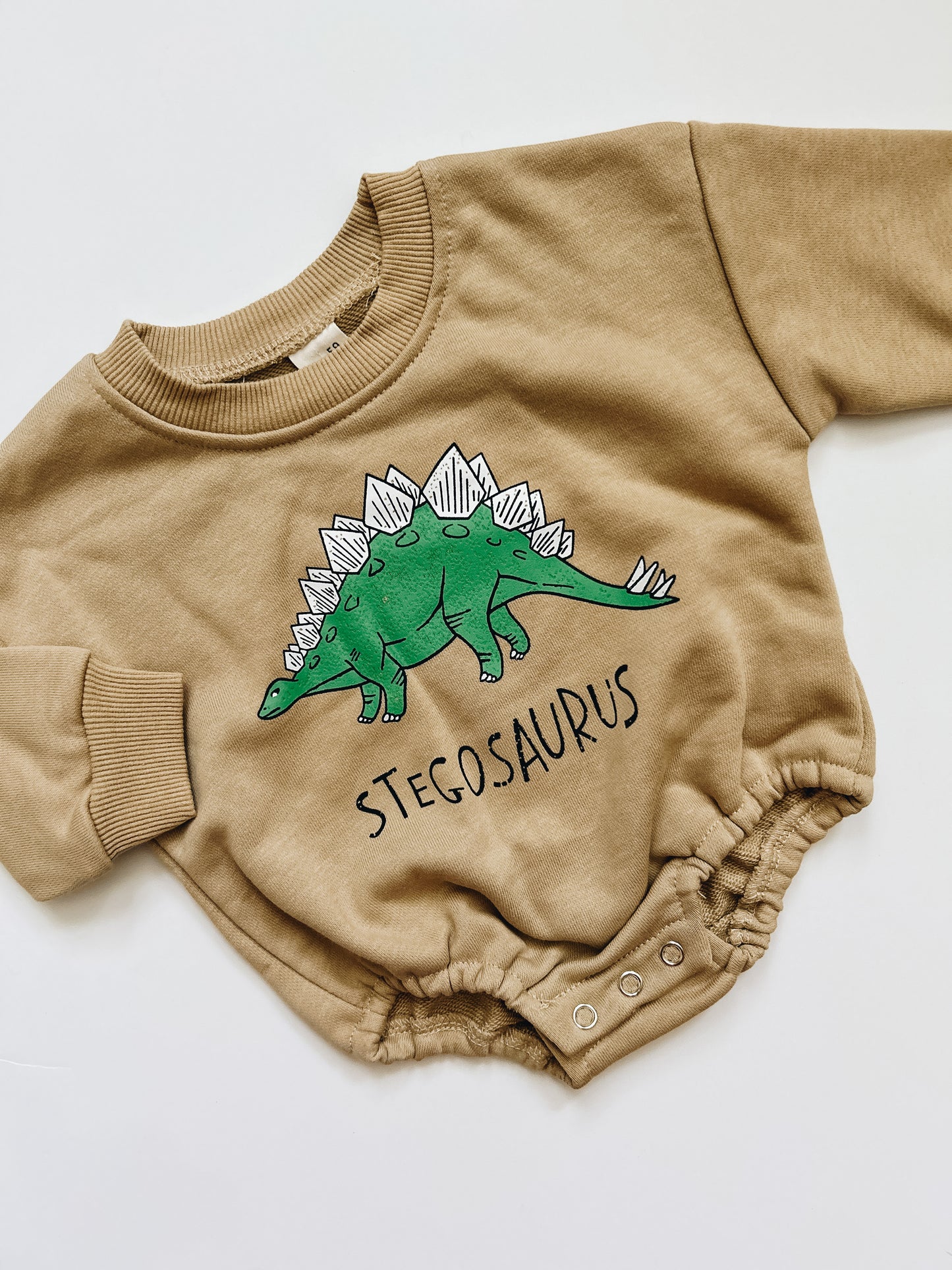 Stegosaurus Sweatshirt Romper