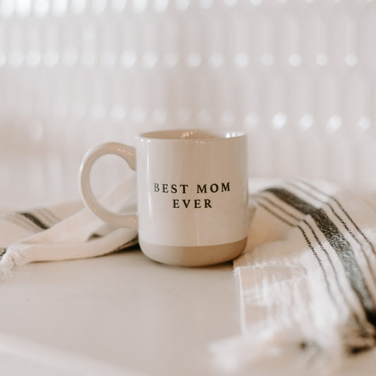 Best Mom Ever - Stoneware Coffee Mug