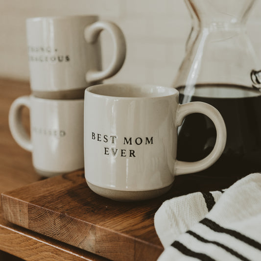 Best Mom Ever - Stoneware Coffee Mug