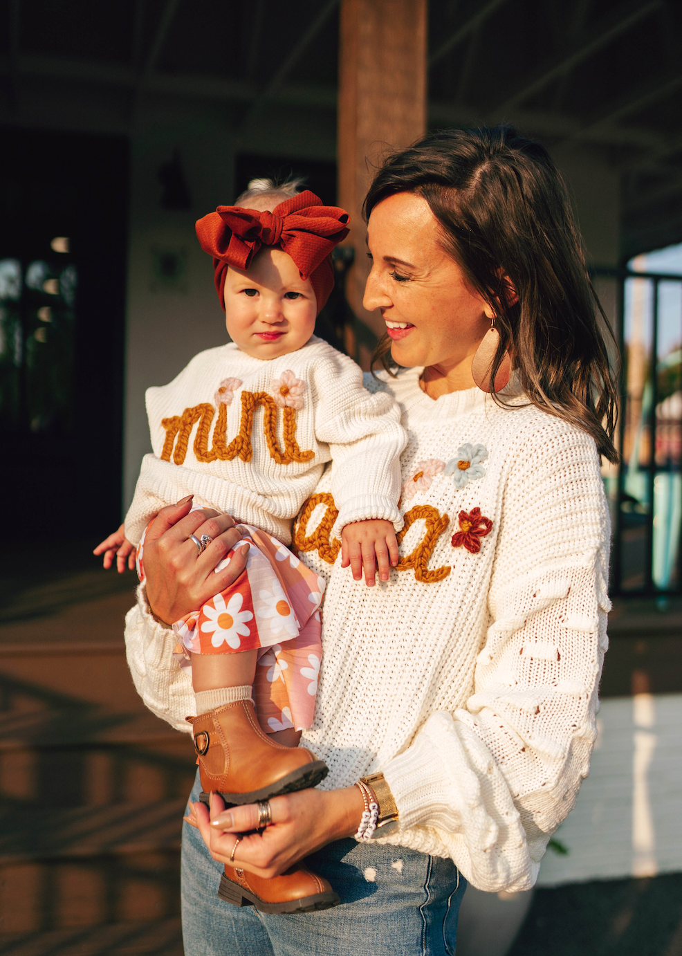 Mama Hand-Embroidered Sweater