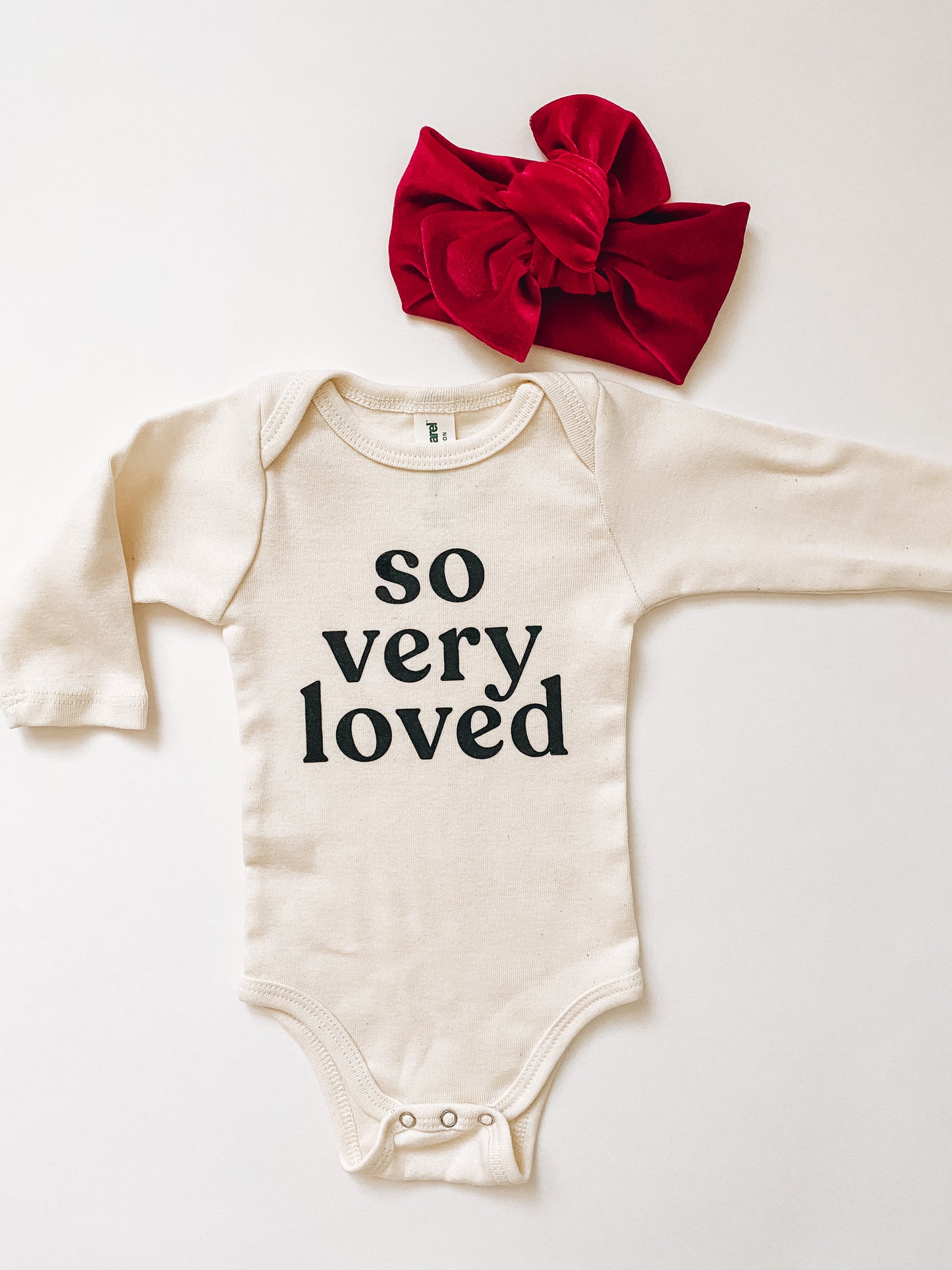 So Very Loved Organic Baby Bodysuit